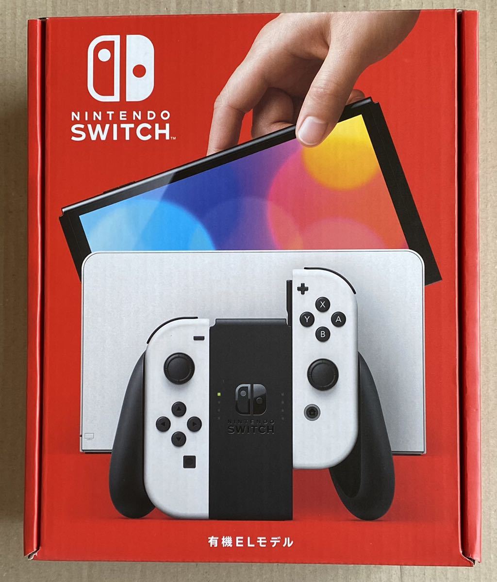 Nintendo Switch（有機ELモデル） Joy-Con(L)/(R) ホワイト 購入店印無