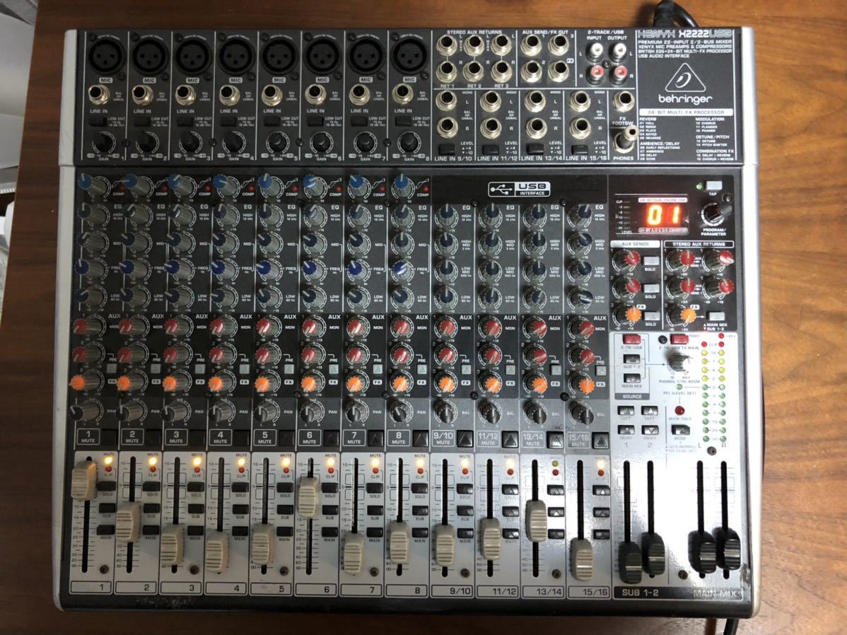 ネイビーシー BEHRINGER ベリンガーHENYX X2222USB - DTM/DAW