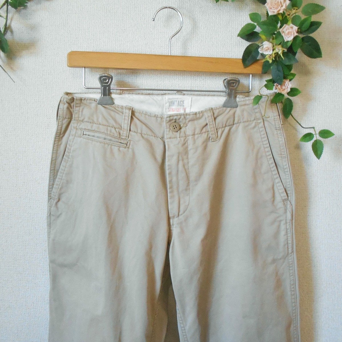 GAP ギャップ GAPKHAKIS メンズ 用 オールシーズン チノパン パンツ 79_画像2