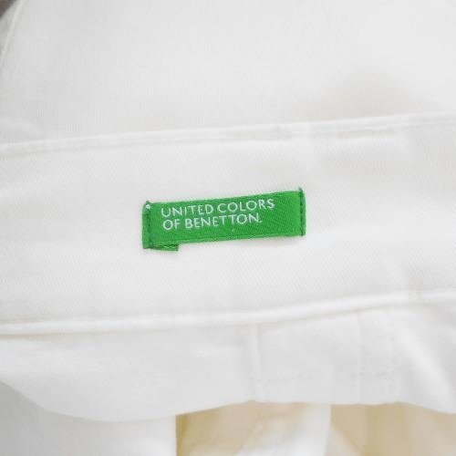 united * цвет z*ob* Benetton BENETTON(UNITED COLORS OF BENETTON женский 42 брюки белый белый низ 