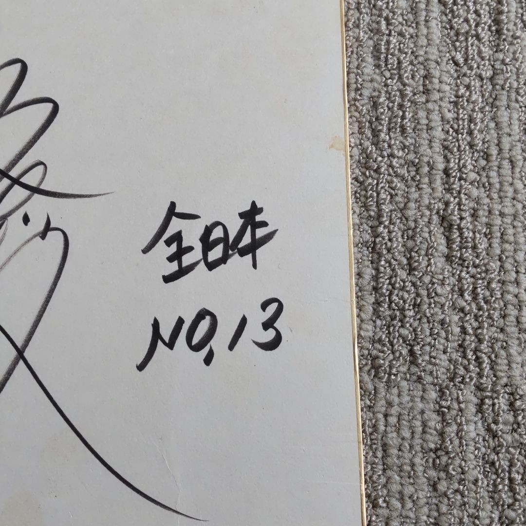 直筆サイン色紙 サイン色紙 バレーボール 日本代表 大友愛さん 直筆サイン色紙 サイン色紙 バレーボール 日本代表 大友愛さん