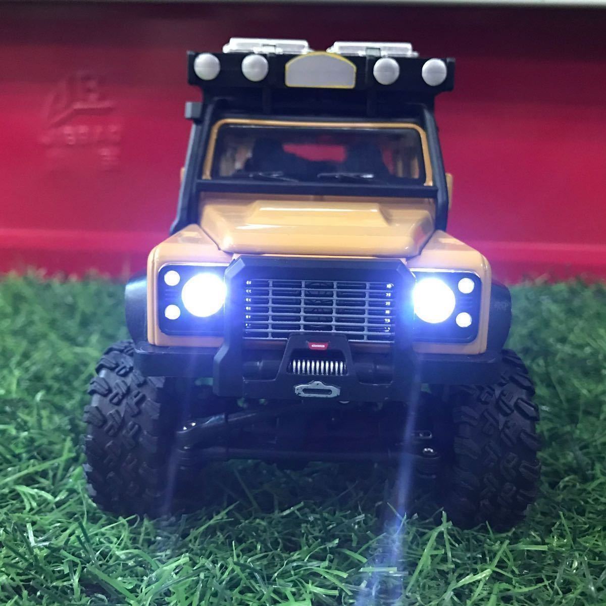 ★バッテリー2本 1/28 SG 2801 4WD RC 本格派クローラー D110 オフロードラジコンカー ランドローバー メタルボディ ミニッツ 京商 タミヤ