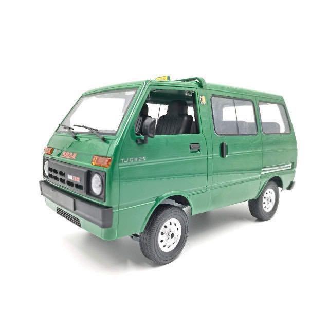 ★グリーン 緑バッテリー2本 WPL D42 軽バン D12 軽トラ改良 RC 1/10 RTR 2WD ドリフト スズキ バン T110 スケールラジコンカー 青 ブルー_画像7