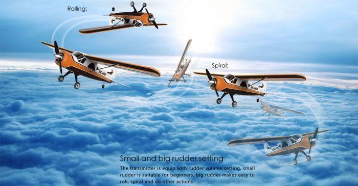 XK DHC-2 A600 送信機モード1 ラジコン飛行機 5CH ブラシレス XK DHC-2 A600 送信機モード1 ラジコン飛行機 5CH ブラシレス