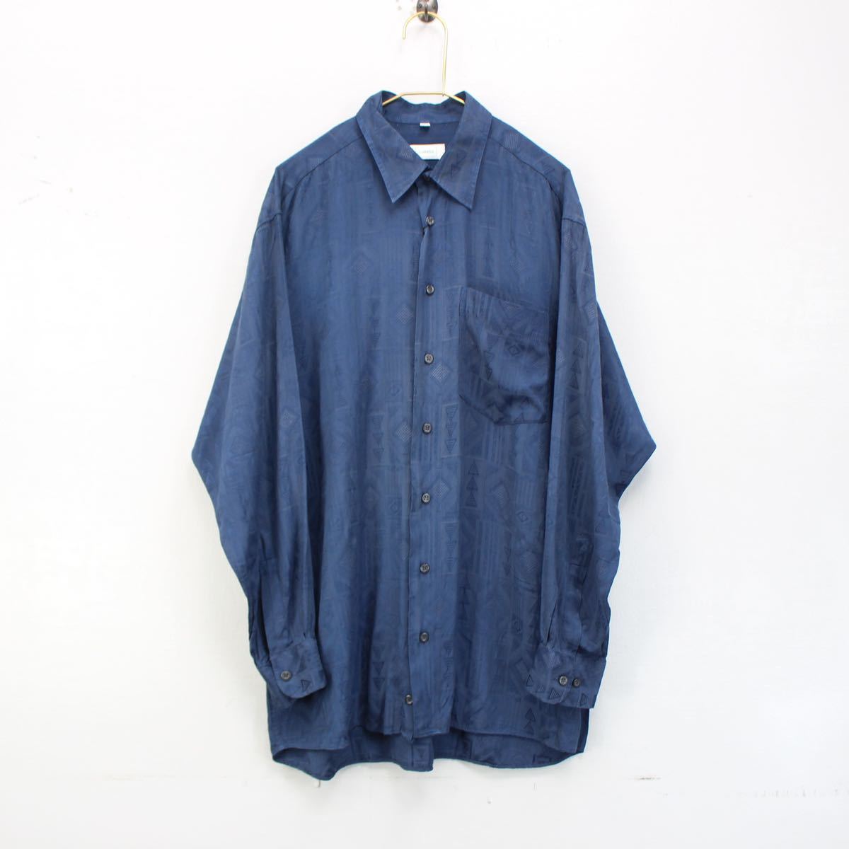 EU VINTAGE EMBROIDERY JACQUARD DESIGN SHIRT/ヨーロッパ古着刺繍