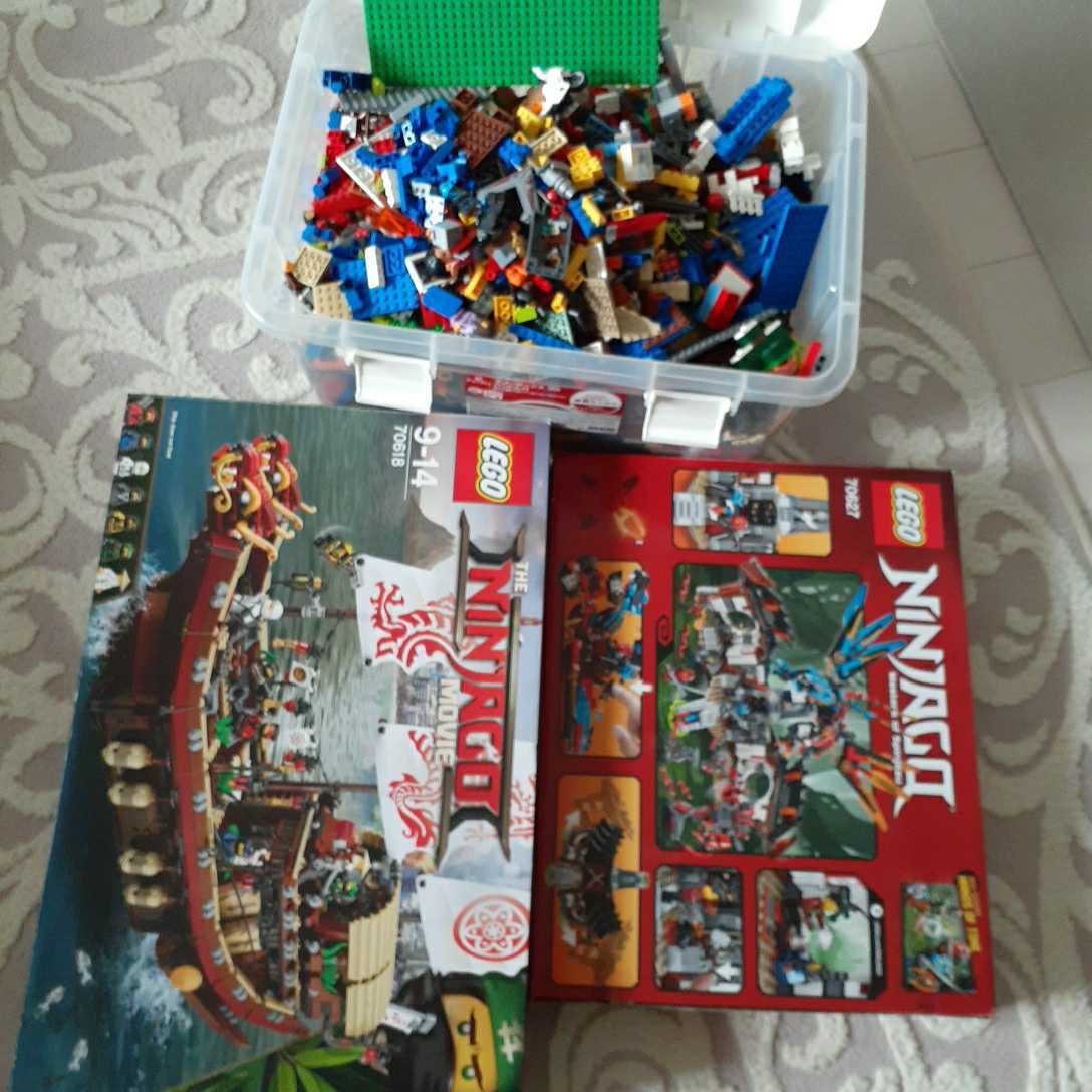 大量(16㎏)　LEGO レゴブロック 中古_画像1