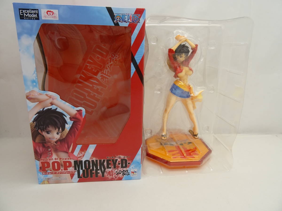 カラフルセット 3個 ワンピース フィギュア pop ルフィ 非公認