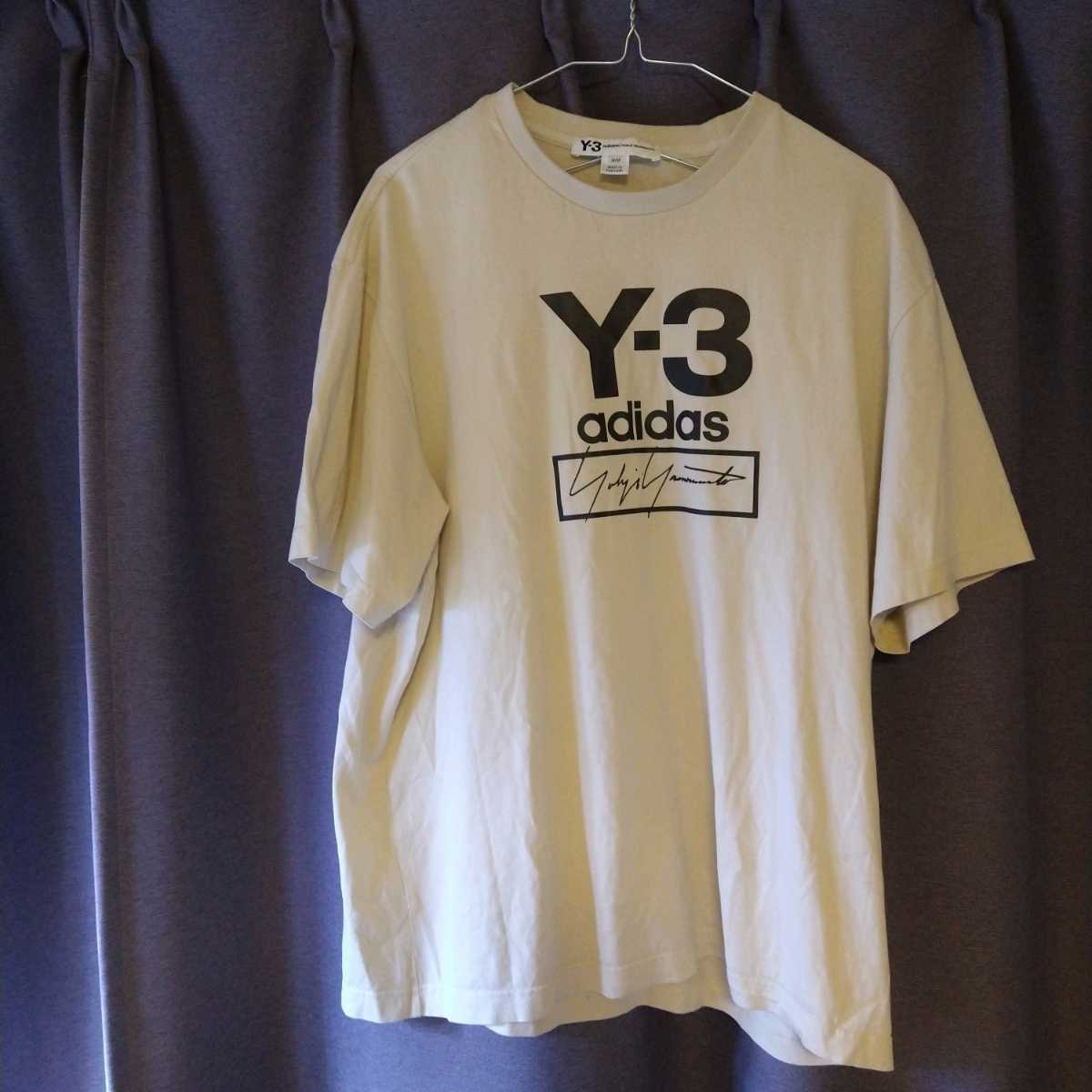 Y-3 adidasヨウジヤマモト　Tシャツ　アイボリー　M　アディダス