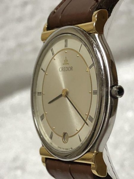 セイコー クレドールSS/18K【7779-6000】クォーツ メンズ - メンズ腕時計
