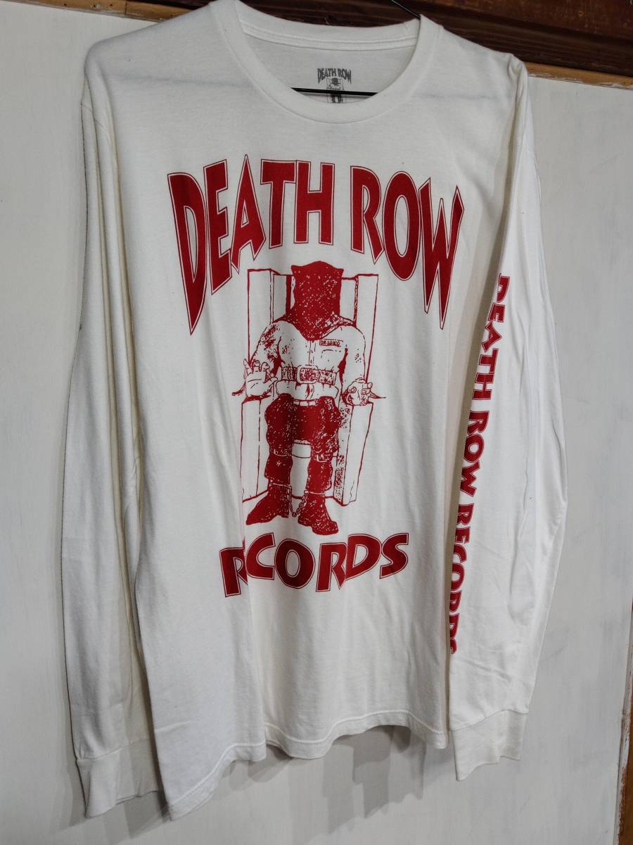 DEATH ROW RECORDS デスロウ ロングスリーブ L オリジナル当時物 Suge knight RIPPLE JUNKTION製