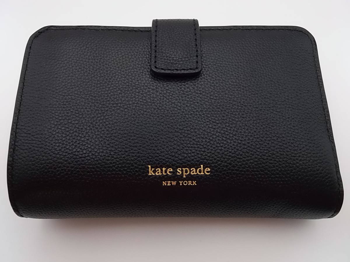 新品同様 ケイトスペード / kate spade 2つ折り財布 ブラック 参考価格