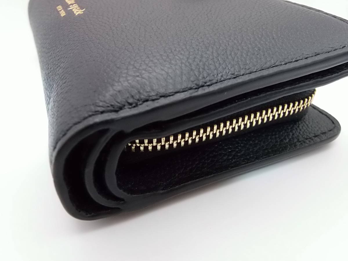 新品同様 ケイトスペード / kate spade 2つ折り財布 ブラック 参考価格