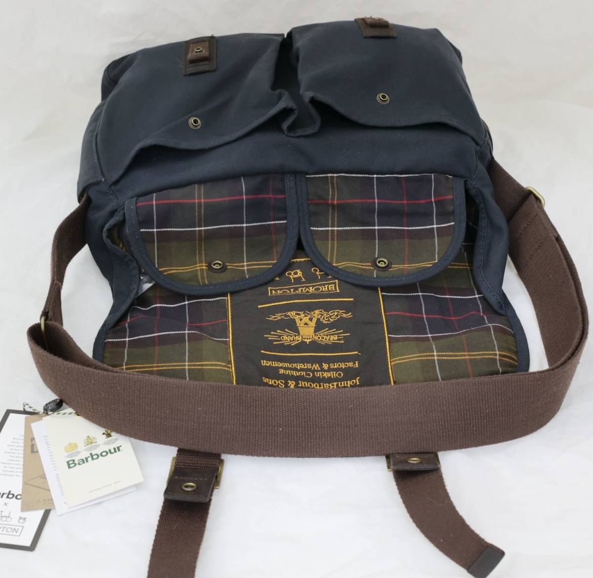 レア廃盤品！BROMPTON×Barbour Tarras Bag ブロンプトン・バブアー