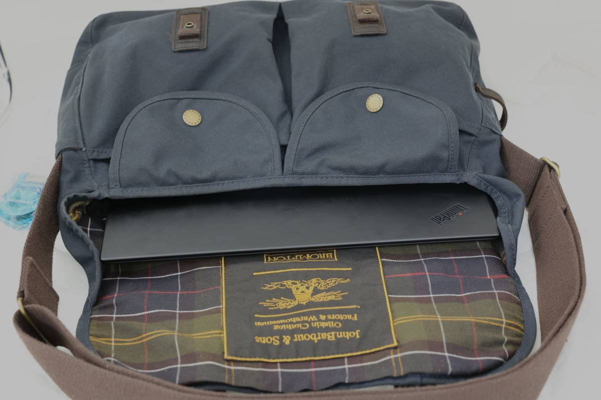 レア廃盤品！BROMPTON×Barbour Tarras Bag ブロンプトン・バブアー