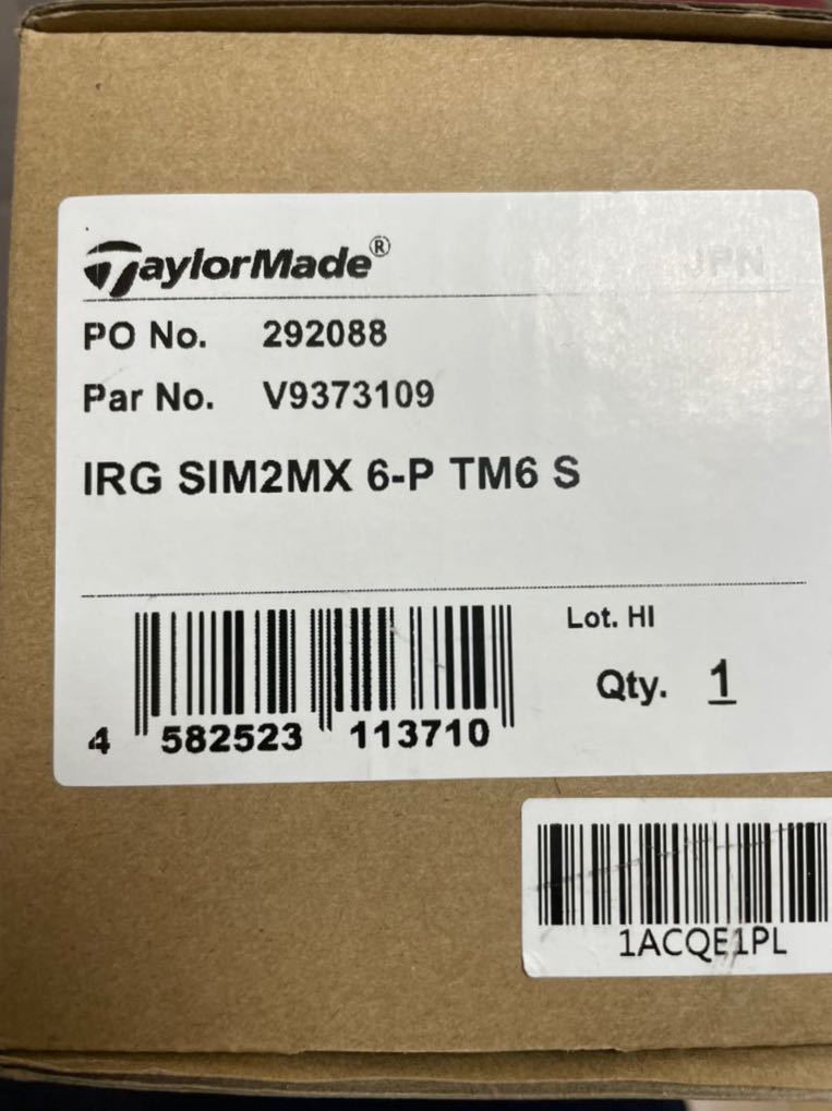 日本正規品 テーラーメイド SIM2 MAX(シム2 マックス) アイアンセット 5本組(#6-PW) 2021年モデル テンセイブルーＴＭ６０Sフレックス_画像2