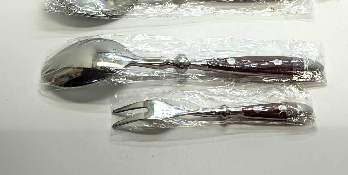 ヤフオク! - I.G.K ステンレススプーン(19cm)&フォーク(13cm) ヤフオク! - I.G.K ステンレススプーン(19cm)&フォーク(13cm)