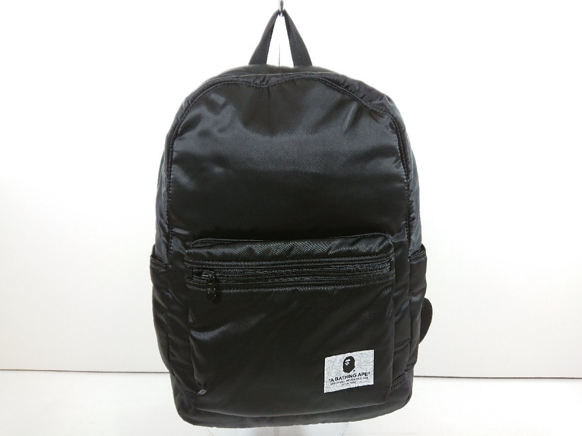A BATHING APE アベイシングエイプ PADDED NYLON DAYPACK バッグパック