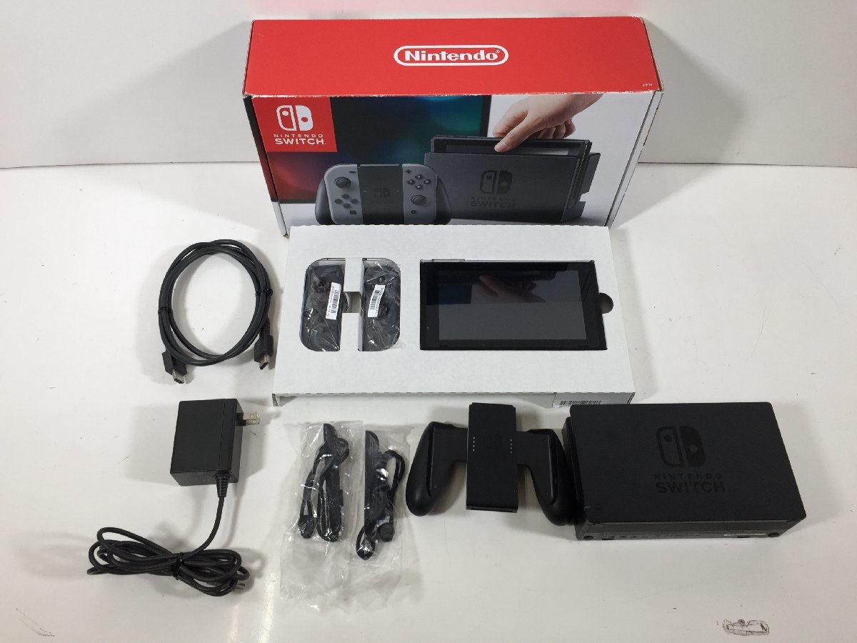 話題の行列テレビゲーム任天堂 Nintendo Switch ニンテンドースイッチ Joy-Con (L) グレー/ (R