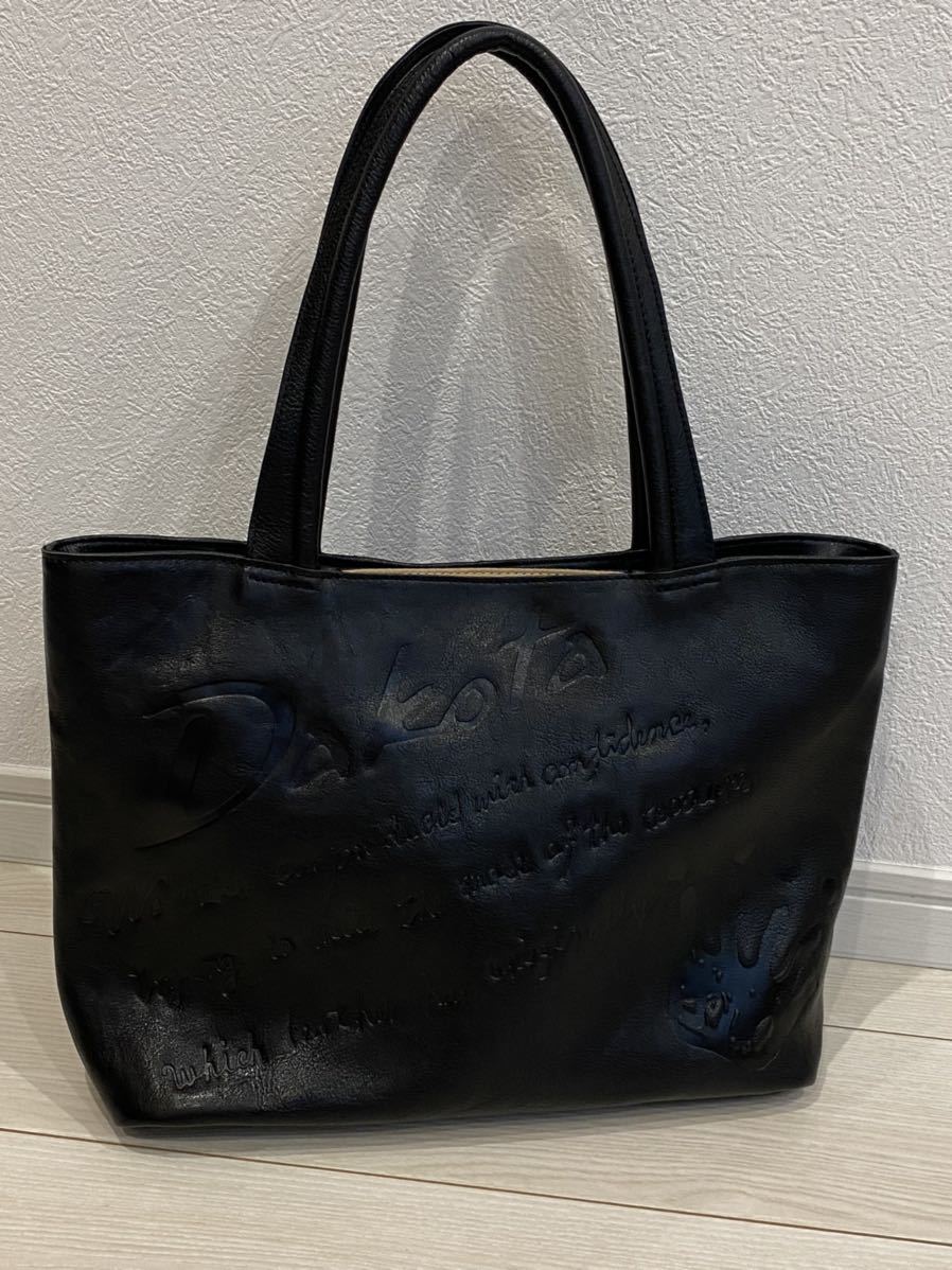 Dakota ダコタ レザートートバッグ ブラック 超美品! | beia.com.do