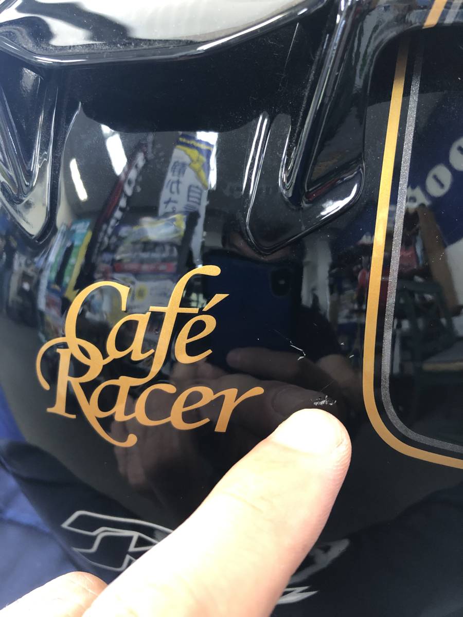 美品 Arai アライ SZ-Ram4 CafeRacer カフェレーサー BLACK ブラック ジェットヘルメット　XLサイズ_極小擦り傷あり