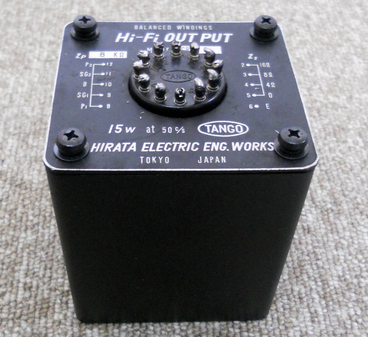 タンゴ・TANGO 管球アンプ用出力トランス CR-8 ② www.irudilab.com