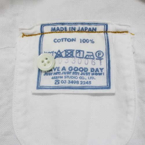 45R フォーティファイブアール 22SS ジンバオックスの908オーシャン