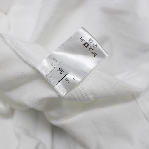 ebure エブール 21SS コットンサーキュラースカート ホワイト 36 | www