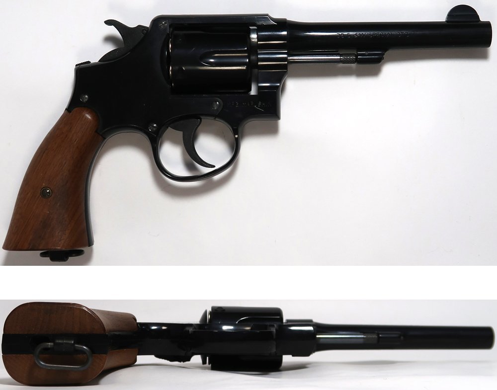 マルシン, S&W MILITARY&POLICE, 5インチ, ウッドグリップ,,ガス漏れあり マルシン, S&W MILITARY&POLICE, 5インチ, ウッドグリップ,,ガス漏れあり