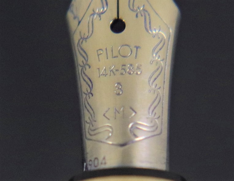 【 14K 585 】 PILOT CUSTOM 98 パイロット カスタム98 14金 万年筆 直筆 サイン 署名 ビジネスレター 005JBWY26_画像3