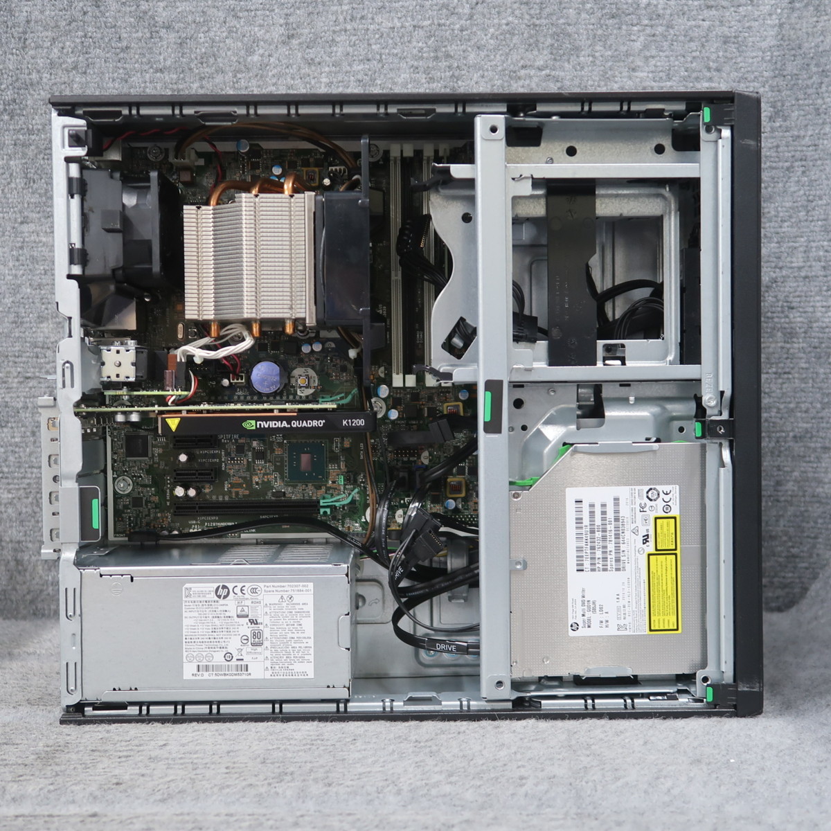 HP Z240 SFF Workstation Xeon E3-1230 v5 3.4GHz 8GB DVDスーパーマルチ nVIDIA QUADRO K1200 ジャンク A54055_画像8