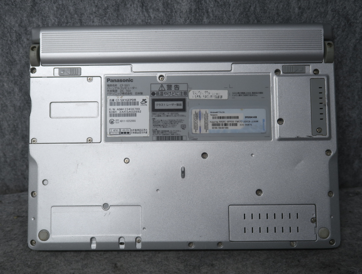Panasonic CF-SX1GEPDR Core i5-2540M 2.6GHz 8GB DVDスーパーマルチ ノート ジャンク N49416_画像5