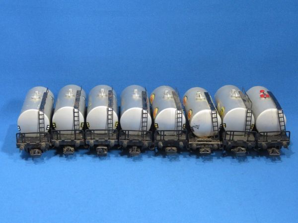 ●メルクリン シルバー タンク貨車 セット ESSO BP ARAL HOゲージ 貨物列車 Marklin 鉄道模型 ジオラマ 海外 外国 1_画像4