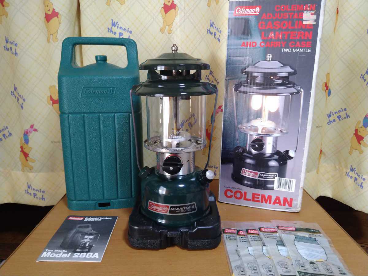 1995年4月 点火確認済 美品コールマン2マントルランタン model288A