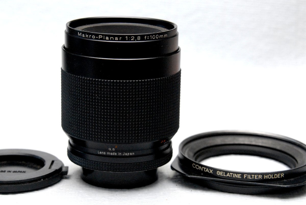 CONTAX コンタックス 純正 Carl Zeiss Macro-Planar 100mm 高級単焦点
