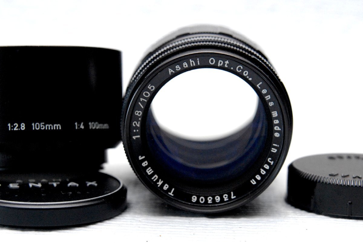 PENTAX ペンタックス純正M42マウント専用 Asahi Opt.Co. 105mm MF 高級単焦点レンズ 1:2.8 希少・良好品_画像3