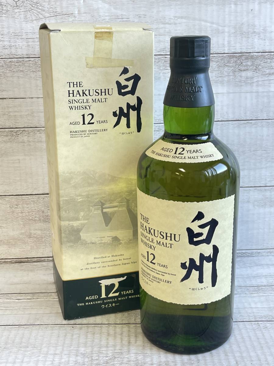 KY0406-102I 白州 12年 THE HAKUSHU SINGLE MALT WHISKY 700ml 43