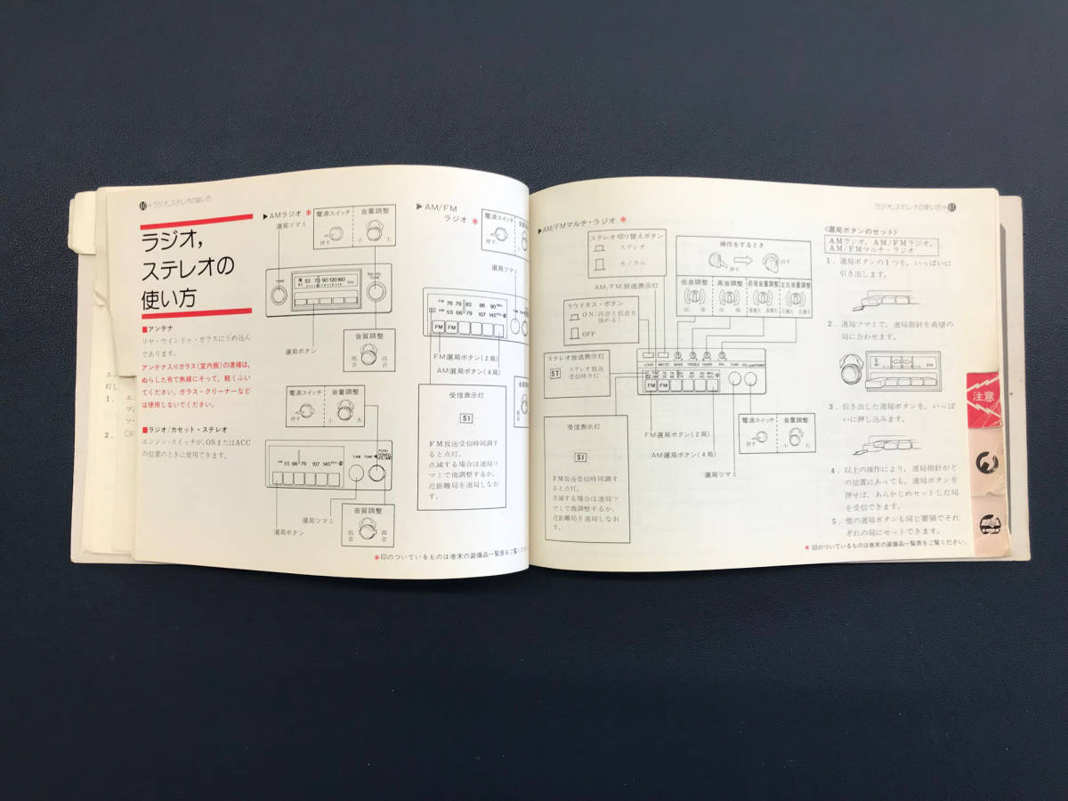 【A-0064】 トヨタ クラウン 取扱説明書(昭和55年2月18日発行、全126ページ) 当時物 TOYOTA CROWN_画像5