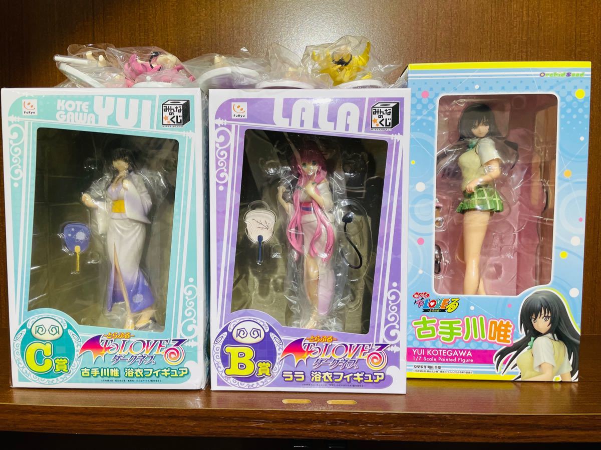 ToLOVEる フィギュア 古手川唯 ララ 一番くじ オーキッドシード おまけフィギュア付き