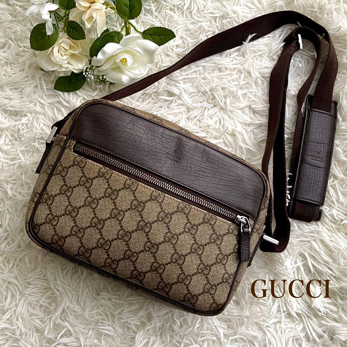 グッチ GUCCI ショルダーバッグ GGスプリーム アイコニック ロゴ PVC