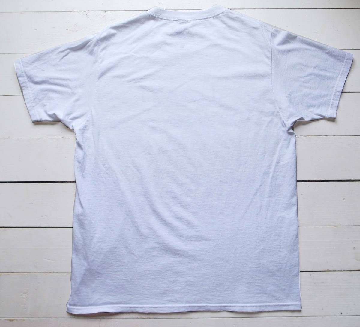 HEAD PORTER PLUS ヘットホーターフラス HURRICANE ハリケーンTシャツ XL 白 藤原ヒロシ アラビア語_画像2