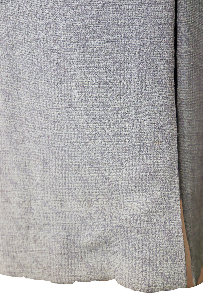 【送料無料】tp107　春秋　ベストスーツ　スカート　レディース　グレー　9号　レナウン　未使用　わけあり　ミセス　レナウン　_裾がうすく変色しています。