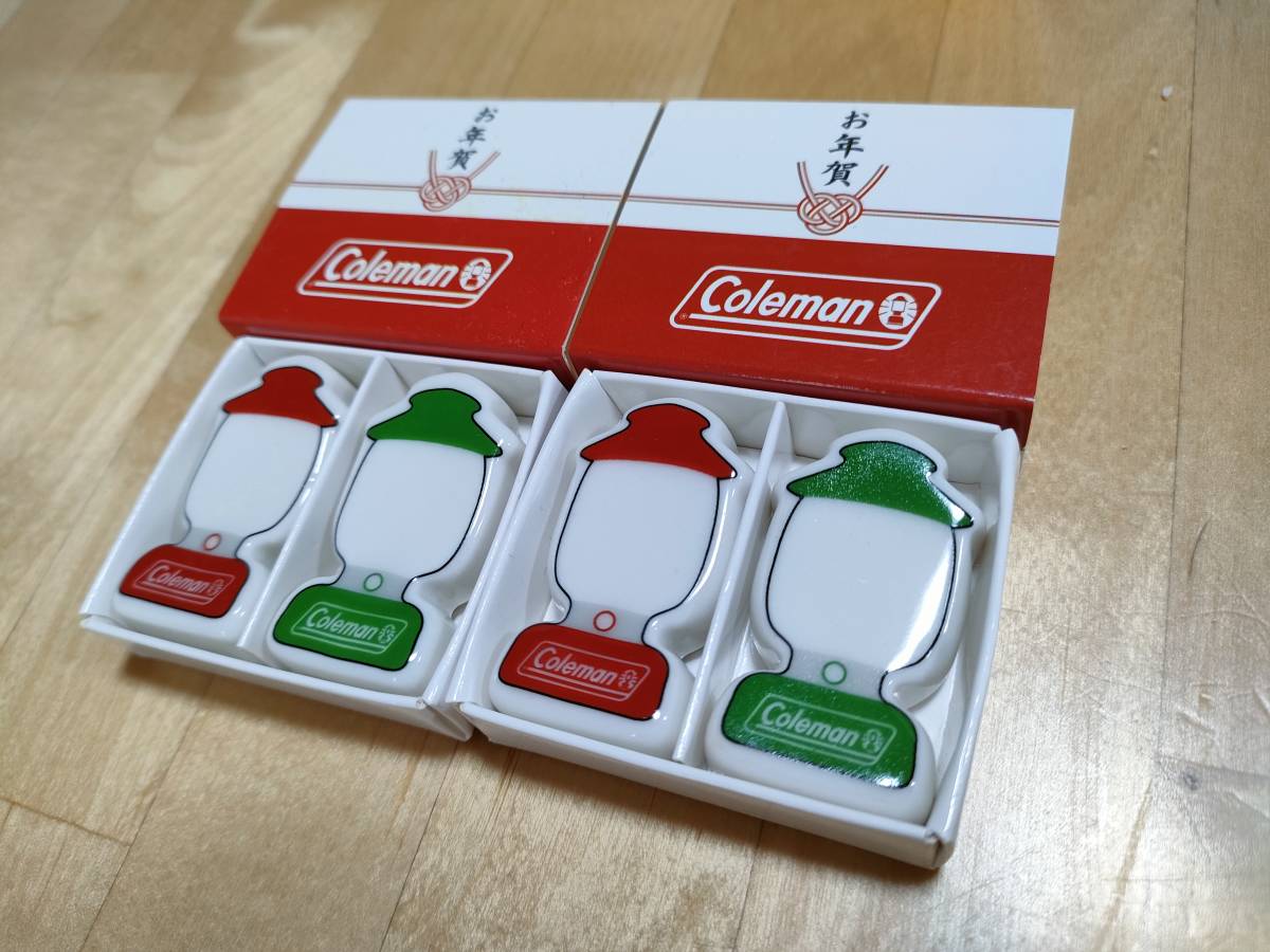 コールマン Coleman 箸置き 箸置 はしおき ノベルティ 年賀 非売品　4個セット_画像1