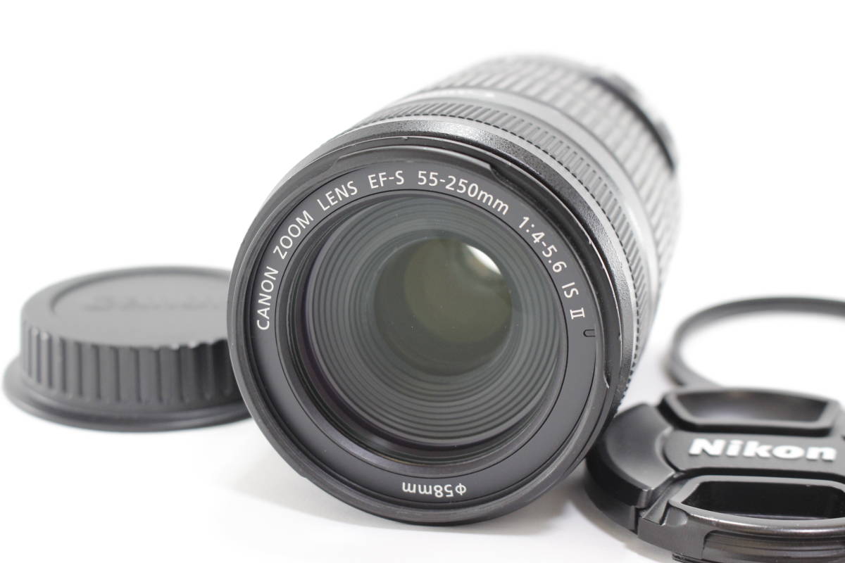 極美品◇Canon キヤノン EF-S 55-250mm F4-5.6 IS II◇‐06
