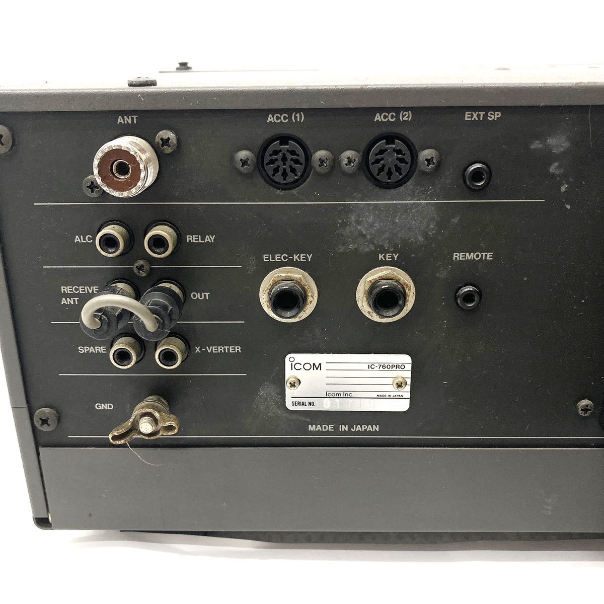 ICOM アイコム IC-760PRO 無線機 トランシーバー アマチュア無線 通電確認済み alpひ0617_画像6