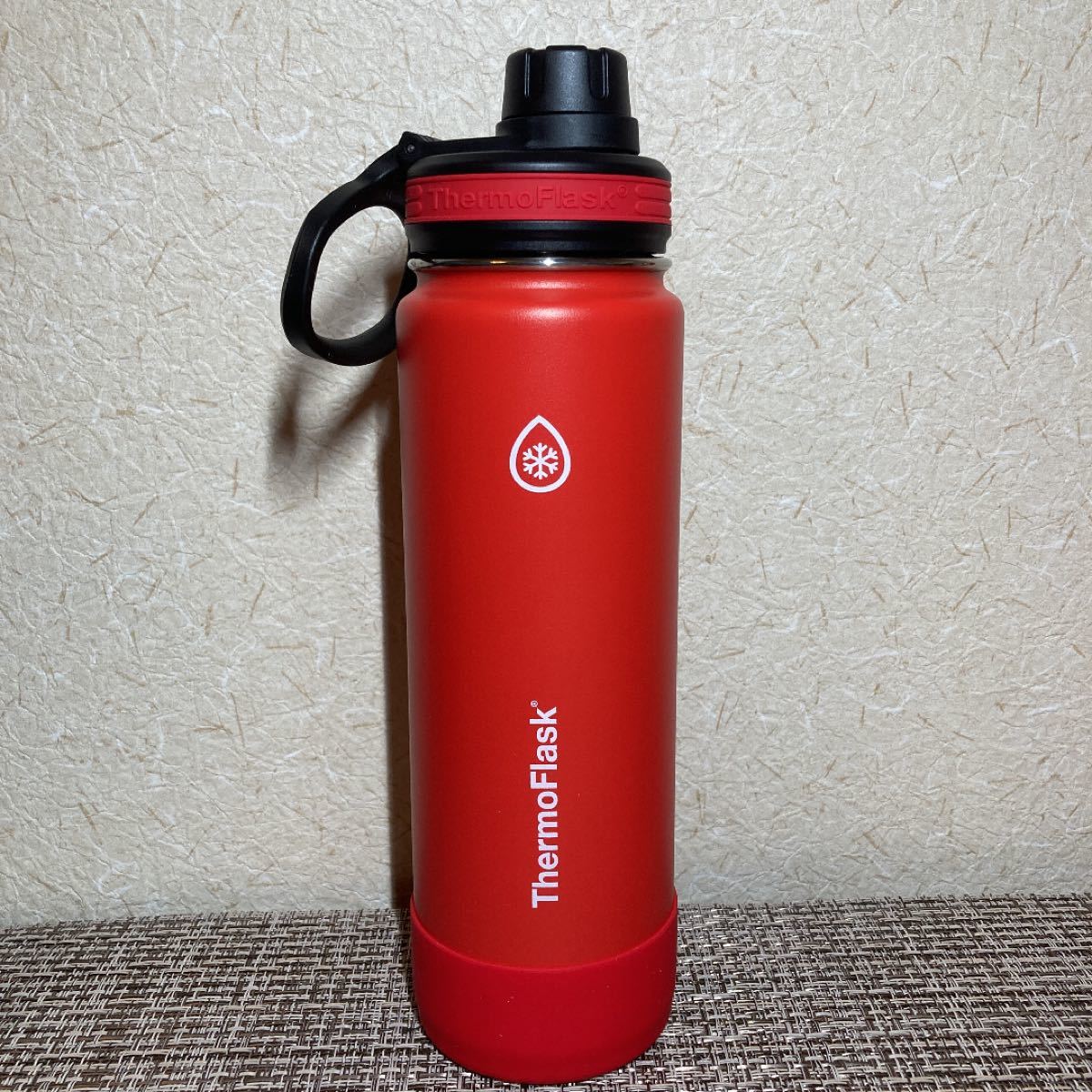 サーモフラスク 710ml タンブラー ステンレス ThermoFlask 赤 サーモフラスク 710ml タンブラー ステンレス ThermoFlask 赤