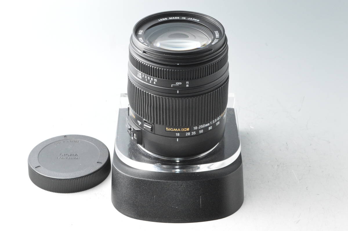 7684 【並品】 SIGMA シグマ 18-250mm F3.5-6.3 DC MACRO OS HSM Canon