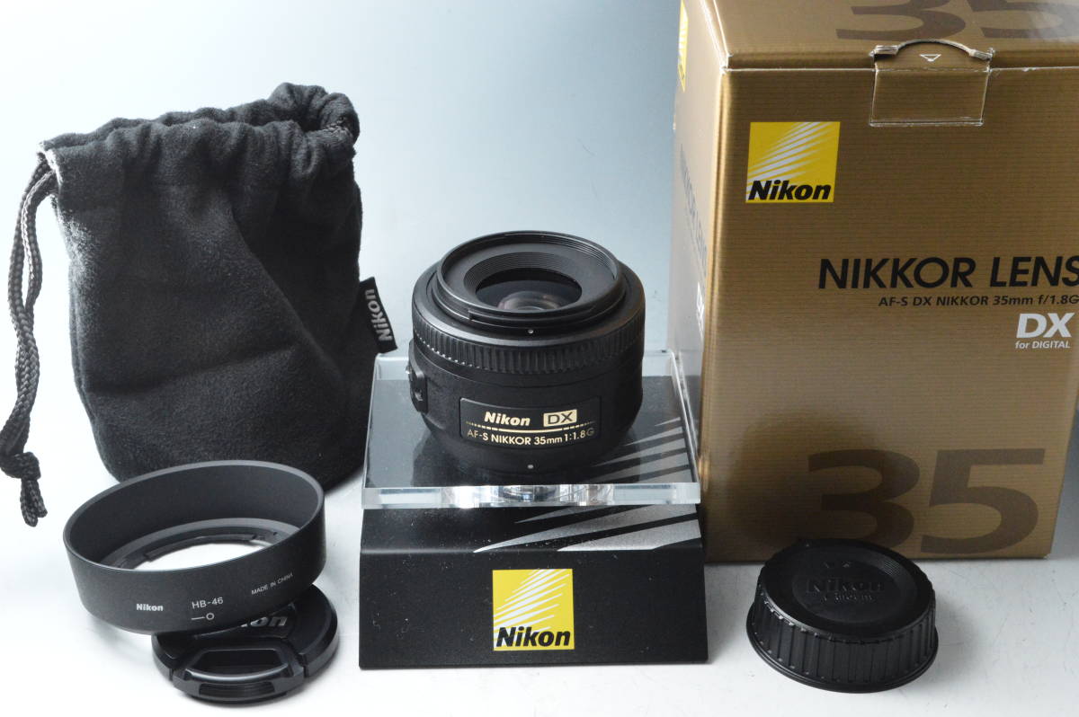 7701 【外観美品】 Nikon ニコン AF-S DX NIKKOR 35mm F1.8G ニコンDX