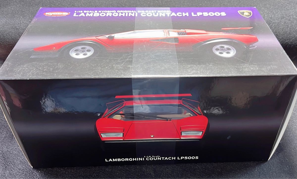 京商 1/18 ランボルギーニ カウンタック LP500S レッド 未展示品 希少
