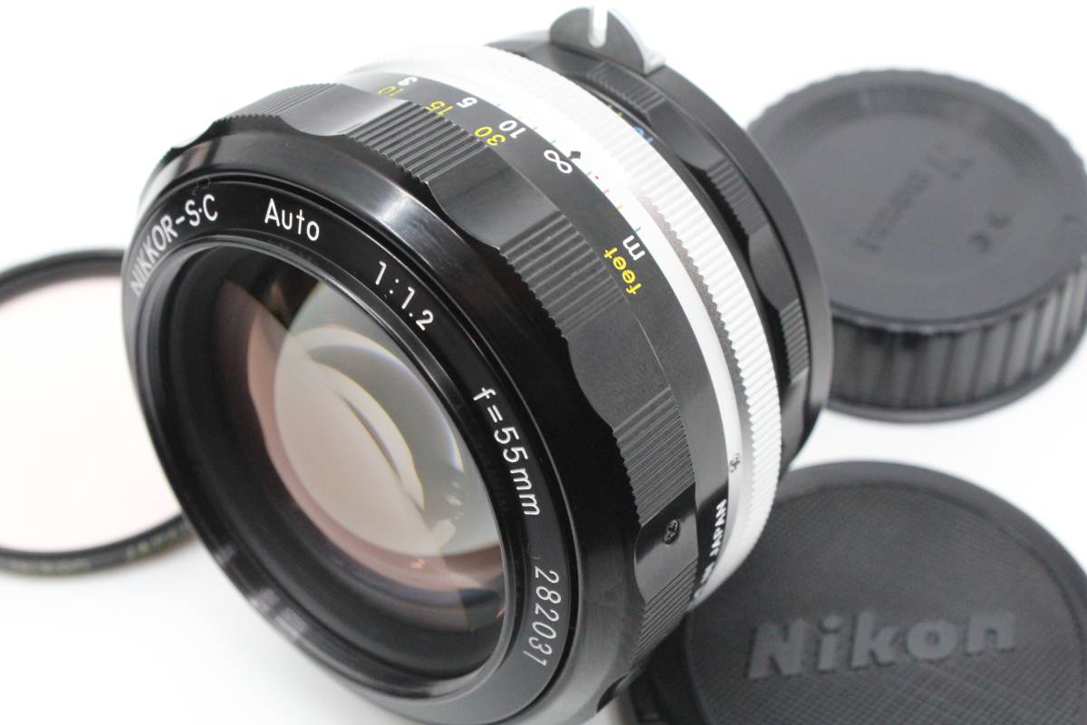 動作確認済／極上美品】 ニコン Nikon NIKKOR-S C Auto 55mm F1.2 単