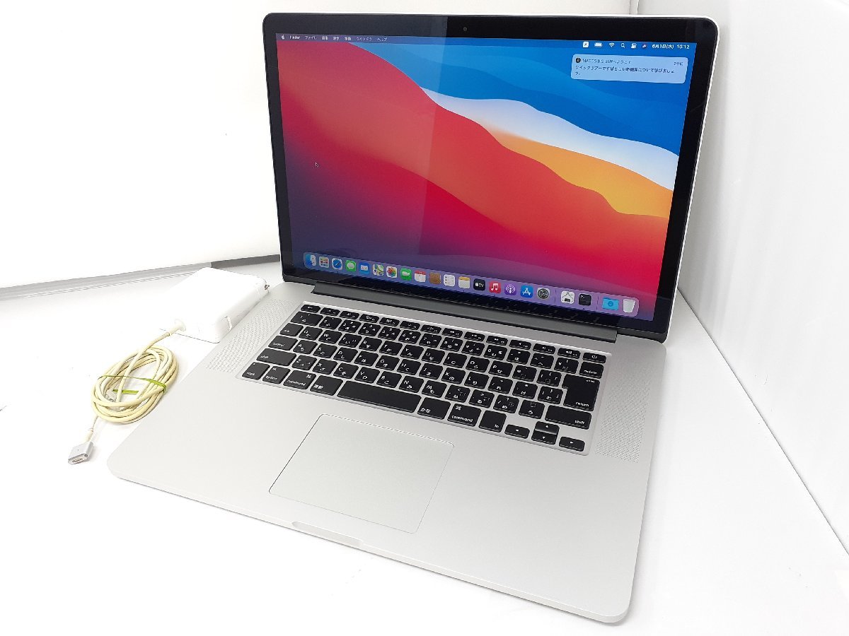 ☆MacBook Pro☆Core i7 4870HQ☆メモリ16GB/SSD512GB☆充放電46回☆AC